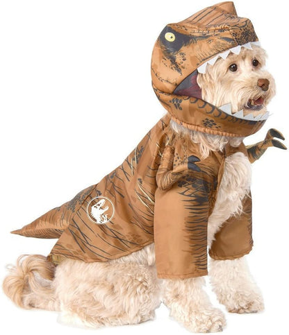 Rubie's Jurassic World T. Rex Dinosaur Pet Costume, As Shown, Large