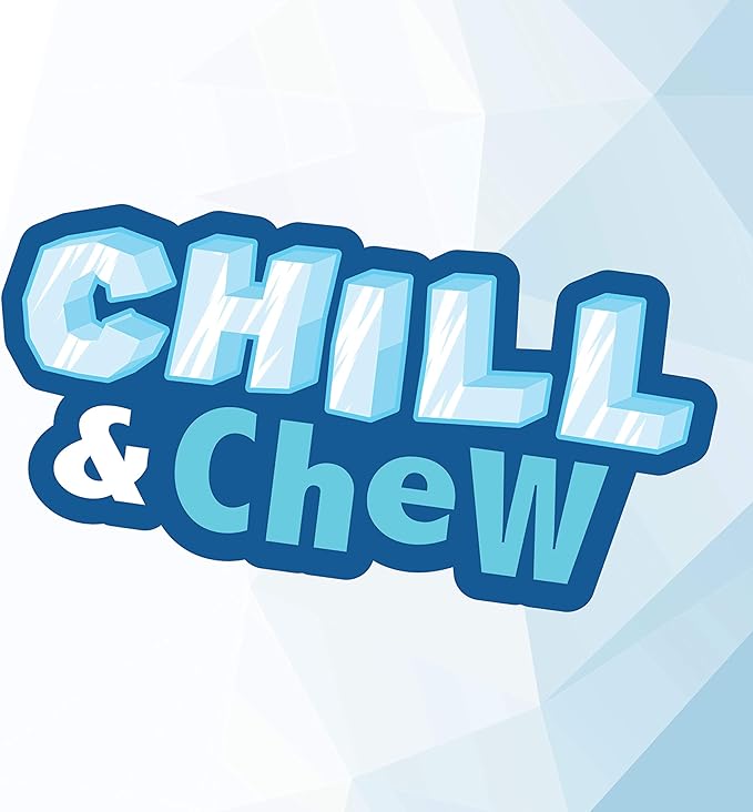 Nylabone Flexi Chew Chill & Chew Toy for Dogs with Treat Pockets Chicken Flavor, Medium/Wolf - Up to 35 lbs. (1 Count)