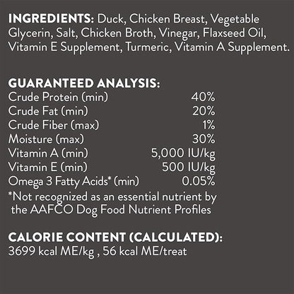 Dogswell Immunity & Defense, Flaxseed Oil, Turmeric, Vitamin E & A, Healthy Aging, Duck Jerky 20 oz, Model: 842222