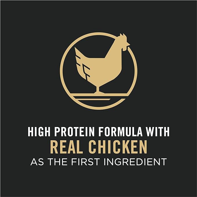 Purina Pro Plan High Protein Dog Food With Probiotics for Dogs, Shredded Blend Chicken & Rice Formula - 6 lb. Bag