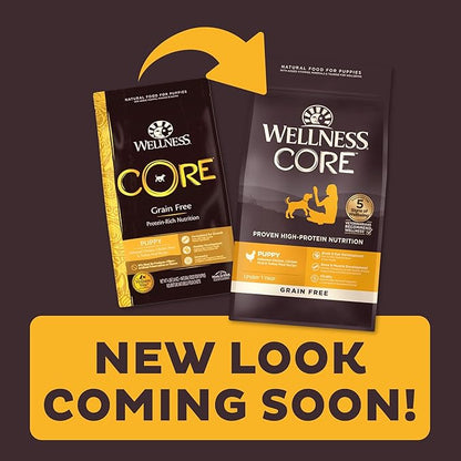 Wellness CORE Natural Grain Free Dry Dog Food, Puppy, 4-Pound Bag