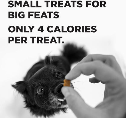 BIXBI Liberty Trainers, Peanut Butter - Small Training Treats for Dogs - Low Calorie, All Natural Grain Free Dog Treats