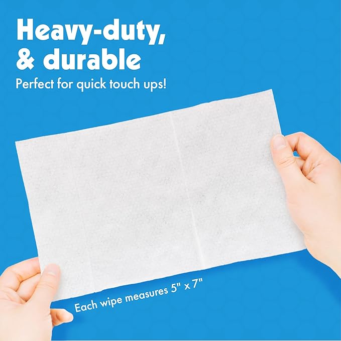 Petkin Jumbo Pet Eye Wipes, 80 Extra Moist Wipes - Gentle Eye Cleansing Wipes Remove Dirt, Discharge, & Tear Stains - Safe, Convenient, & Easy to Use Pet Wipes for Dogs, Cats, Puppies & Kittens