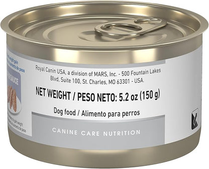 Royal Canin Weight Care Loaf in Sauce Wet Dog Food, 5.2 oz can (24-Count)