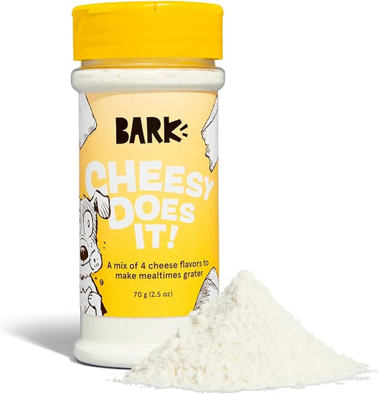 Barkbox – Cheesy Does It! – Dry Dog Food Toppers with High Protein, Limited Ingredients – Meal Flavor Enhancer for Large & Small Breeds – 4.6 Oz