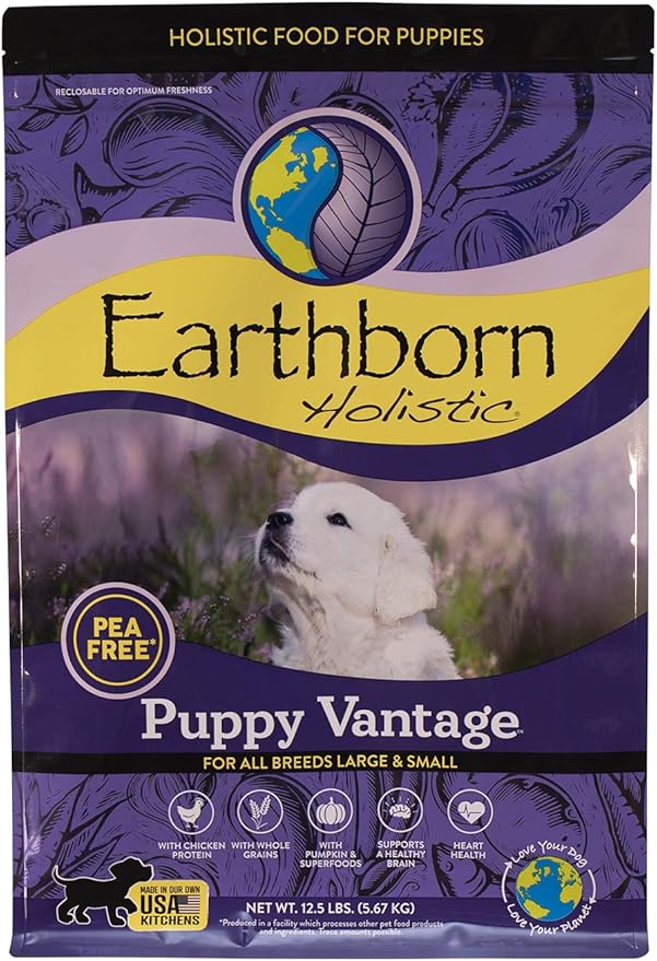 Earthborn Holistic Puppy Vantage Dry Dog Food, 12.5 lb