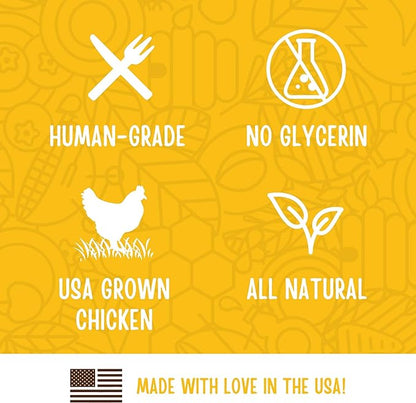 Full Moon Natural Cut Chicken Jerky Healthy All Natural Dog Treats Human Grade Grain Free 12 oz