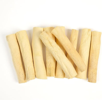Big Lu - Cow Tail Dog Chews, All-Natural Grass-Fed Beef, Single Ingredient Treats, Rawhide-Free, 4-Inch Sticks (12 Sticks)