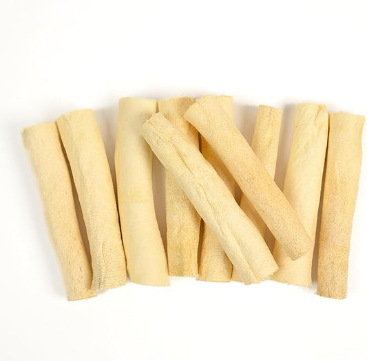 Big Lu - Cow Tail Dog Chews, All-Natural Grass-Fed Beef, Single Ingredient Treats, Rawhide-Free, 4-Inch Sticks (12 Sticks)
