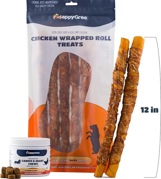 Made in USA Premium Dog Treats - New Single Ingredient - Organic Duck & Chicken Jerky, Sweet Potato for Large - Small Dogs - NO Additives NO Fillers NO GMO