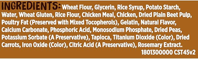 Nutrish Rachael Ray Chicken & Veggies 40 Pounds Dry Dog Food (Packaging May Vary) + Chicken Recipe 11 Count Soup Bones Bundle