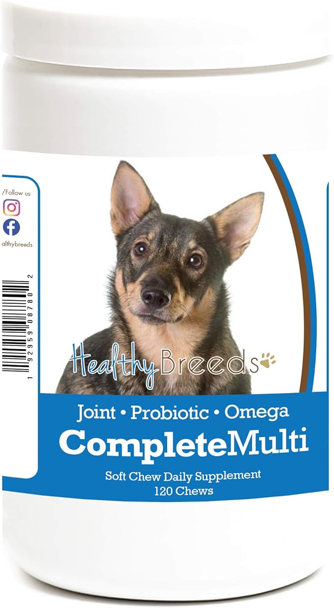 Healthy Breeds Swedish Vallhund All in One Multivitamin Soft Chew 120 Count