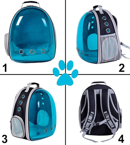 Cat Backpack Carrier, Expandable Space Capsule Polarized Pet Carrier for Kitten and Small Dog, Pet Carrying Hiking Traveling Backpack