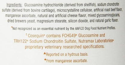 Nutramax Cosequin DS Joint Health Supplement for Dogs - With Glucosamine and Chondroitin, 132 Chewable Tablets