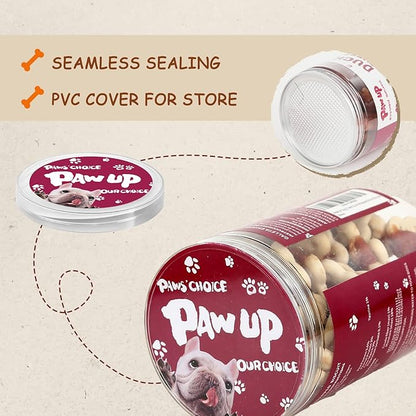 Dog Treats Duck Wrapped Biscuits, 1% Taurine Added, Low Fat Healthy Chewy Training Treats, 12.5oz/355g, Human Grade Dog Treating Snacks