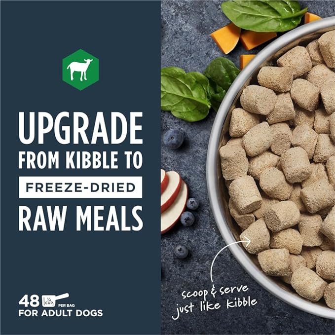 Instinct Freeze Dried Raw Meals Grain Free Recipe Dog Food - Lamb, 24 oz.
