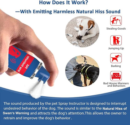 Gutes Leben Dog Instructor Spray, 70ml Spray Corrector Dog Trainer, Safe Humane & Effective Stop Barking, Jumping Up, Food Stealing, Dog Fights & Attacks, Help Stop Unnecessary Dog Behaviour (4 Pack)