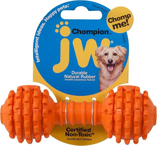JW Pet Chompion Heavyweight Dog Chew Toy for Small Breeds, Assorted Colors