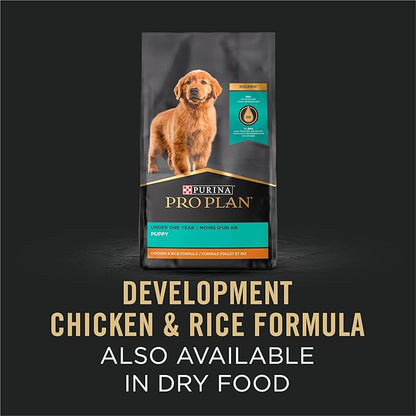 Purina Pro Plan Development Grain Free Chicken Entree and Grain Free Turkey Entree Puppy Wet Dog Food Variety Pack - (Pack of 12) 13 oz. Cans