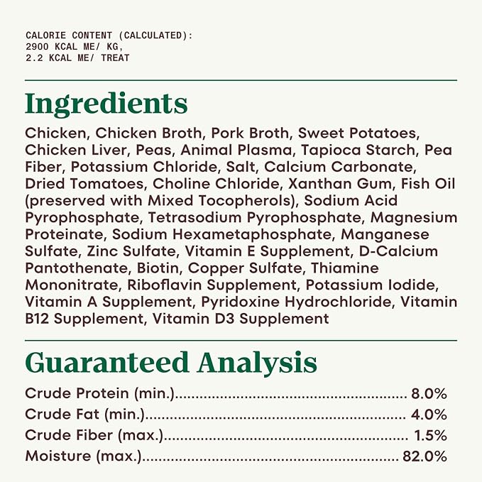 NUTRO PUPPY Grain Free Natural Wet Dog Food Bites in Gravy, Tender Chicken, Sweet Potato & Pea Recipe, 3.5 oz. Trays (Pack of 24)