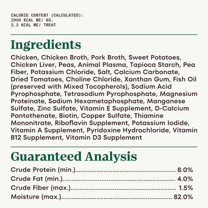 NUTRO PUPPY Grain Free Natural Wet Dog Food Bites in Gravy, Tender Chicken, Sweet Potato & Pea Recipe, 3.5 oz. Trays (Pack of 24)