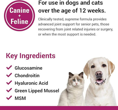 Vet Classics ArthriEase-Gold Hip & Joint Support for Dogs, Cats, Horses – Chewable Tablet Health Supplement – Alleviate Aches, Discomfort – for Flexibility, Healthy Joint – Antioxidant - 120 Ct