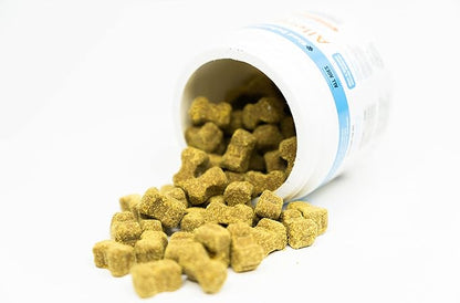 Shed Defender All Natural Allergy Relief & Probiotics Soft Chew Supplements for Dogs - Veterinarian Formulated Anti Itch & Hot Spots Omega 3 Fish Oil, Colostrum - 90 ct.