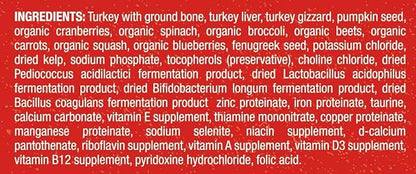 Stella & Chewy's Freeze Dried Raw Dinner Patties – Grain Free Dog Food, Protein Rich Tantalizing Turkey Recipe – 5.5 oz Bag