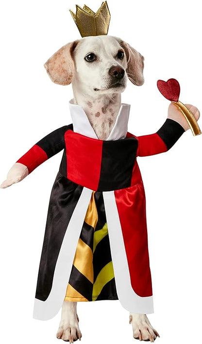 Rubie's Disney Queen Of Hearts Pet Costume, As Shown, Large