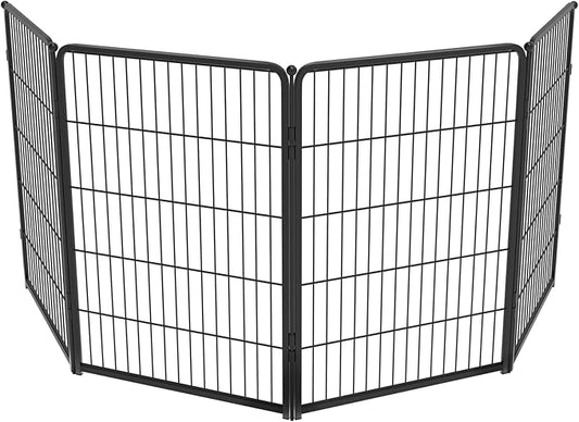 FXW Homeplus Dog Playpen Designed for Indoor Use, 40" Height for Large Dogs, Black│Patented