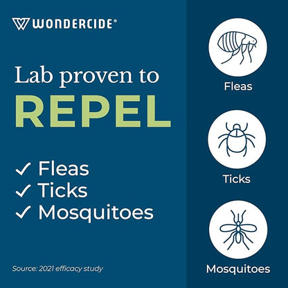 Wondercide - Flea & Tick Dog Spot On - Flea, Tick, and Mosquito Repellent, Prevention for Dogs with Natural Essential Oils - Up to 3 Months Protection - Medium 3 Tubes of 0.10 oz