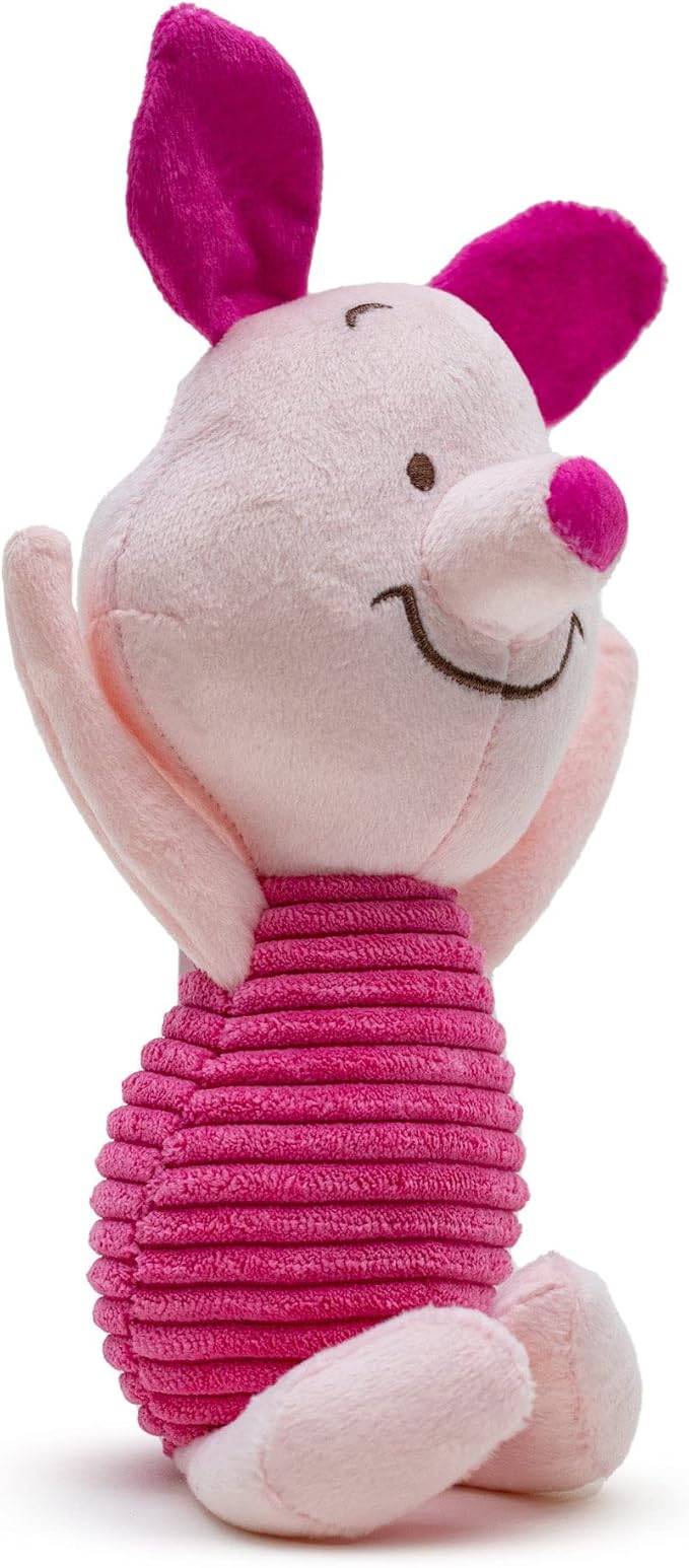 Buckle-Down Disney Dog Toy, Winnie The Pooh Piglet Arms Up Sitting Pose Pet Toy, Plush