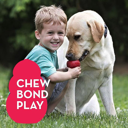 KONG Classic Stuffable Dog Toy - Fetch & Chew Toy for Dogs - Treat-Filling Capabilities & Erratic Bounce for Extended Play Time - Durable Natural Rubber Material - for Extra Large Dogs