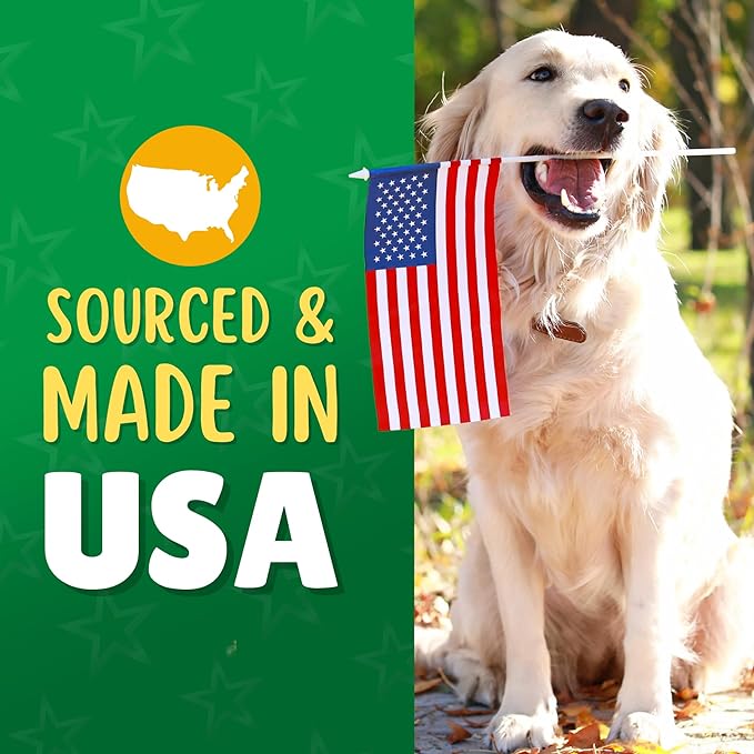 Lucky Premium Treats Chicken Wrapped Dog Treats – USA Made Raw Hide Sticks for Small & Toy Size Dogs – Long Lasting, Preservative Free Dog Treats – 80 Chews