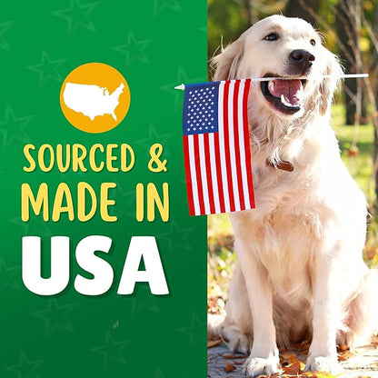 Lucky Premium Treats Chicken Wrapped Dog Treats – USA Made Raw Hide Sticks for Small & Toy Size Dogs – Long Lasting, Preservative Free Dog Treats – 40 Chews