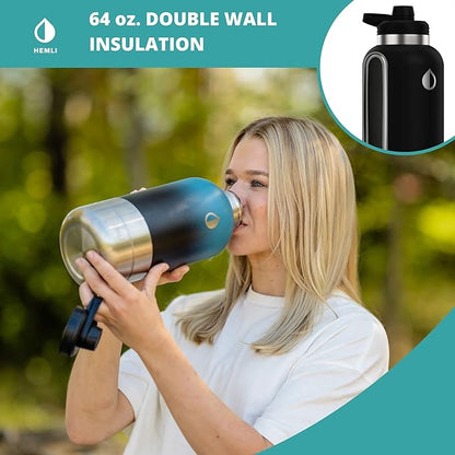 Dog Water Bottle, Insulated Dog Travel Water Bottle, Stainless Steel Pet Water Bottle Dispenser Portable Food and Water Bowl for Dogs with Carrying Case for Walking Dog Canteen Travel Kit