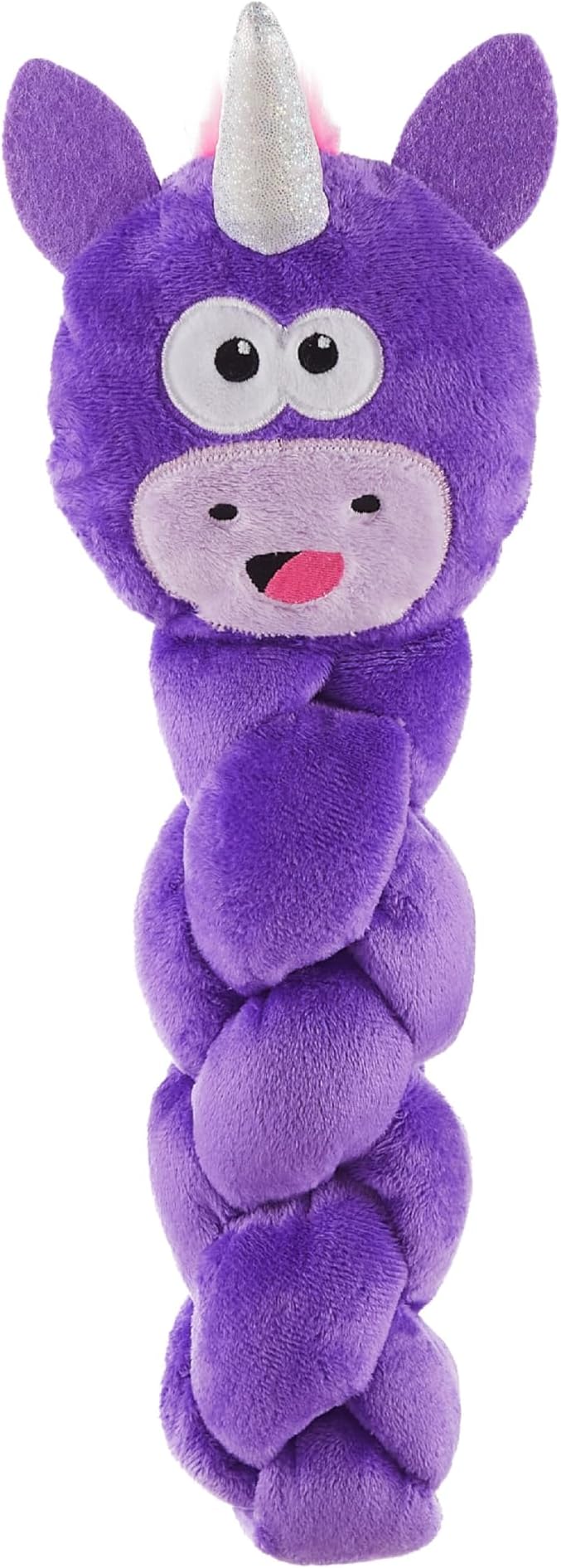 Outward Hound Nina Ottosson Twistiez Interactive Plush Dog Puzzle Dog Enrichment Toys Dog Treat Puzzle, Plush, Purple