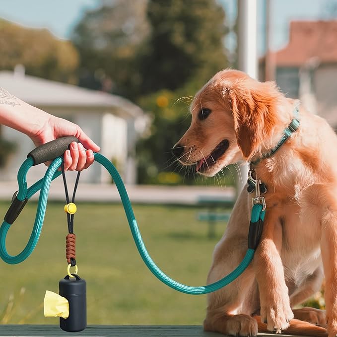 A&H ZIER Poop Bags Holder with Portable Colorful Lanyard, Soft-touch Dog Poop Bags Dispenser Dog Waste Bags, Compatible with any Dog Walking Accessories