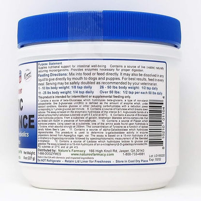 Dogzymes Dissolvable Powder Digestive Enhancer for Dogs, (8 ounce)