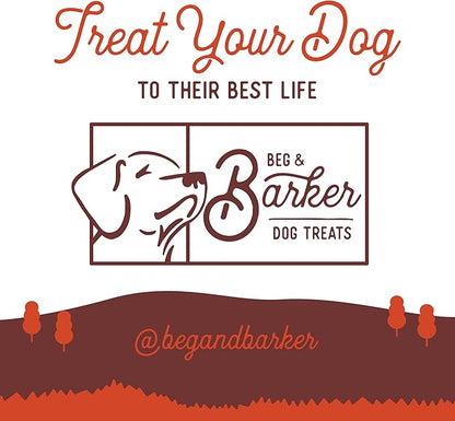 Beg & Barker Pork Jerky for Dogs (4 oz, Pack of 1) - Dog Training Treats - Natural Dog Treats Made in The USA - Grain Free, Diabetic-Friendly, High Protein, Sugar-Free (Pork Dog Jerky)