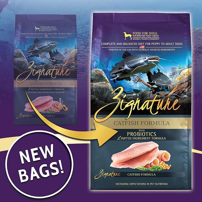 Zignature Catfish Limited Ingredient Formula Formula Dry Dog Food 4lb