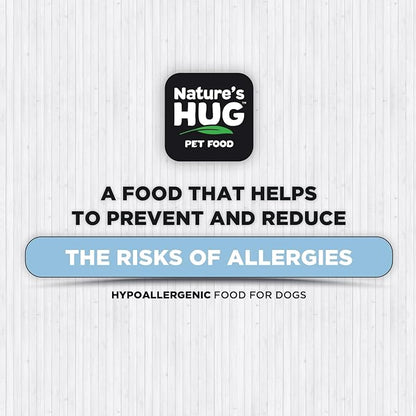 Nature's HUG Medium and Large Breed Puppy Dry Food, 20 lb., Natural Non-GMO, Grain Free, and Hypoallergenic, High Protein with Probiotics and Prebiotics, Supports Puppies 2-14 Months