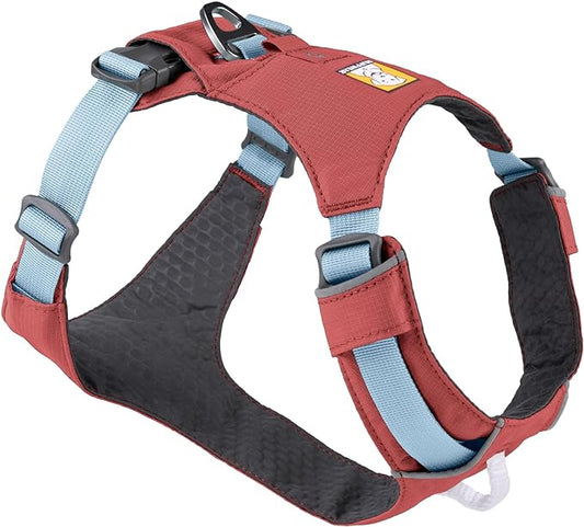 Ruffwear, Hi & Light, Everyday Lightweight Dog Harness, Trail Running, Walking, Hiking, All-Day Wear, Salmon Pink, Medium
