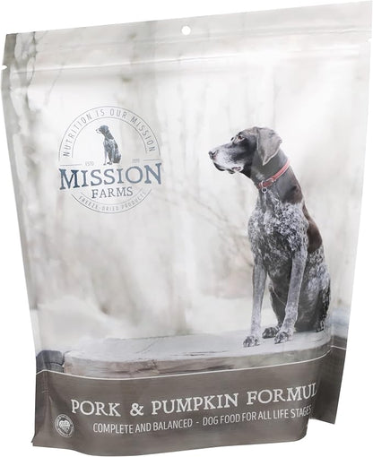 Mission Farms Freeze-Dried Raw Pork & Pumpkin Formula Dog Food, 16oz Bag
