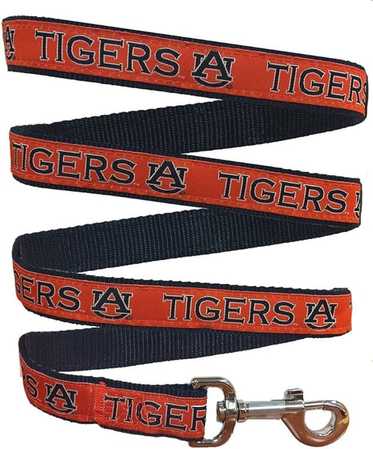 Pets First Collegiate Pet Accessories, Dog Leash, Auburn Tigers, Medium