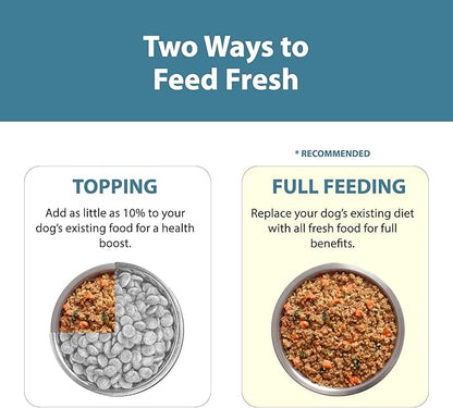 JustFoodForDogs Pantry Fresh Wet Dog Food, Complete Meal or Dog Food Topper, for Joint Health, Skin Health, Allergies, Joint & Skin Support, Pork & Quinoa - 12.5 oz (Pack of 12)