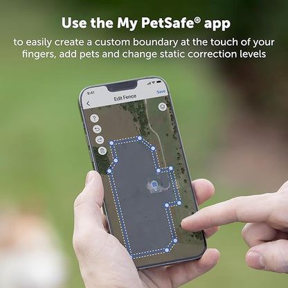 PetSafe Guardian GPS Connected Customizable Fence for 2 Dogs - World's Most Reliable GPS Fence Technology, Subscription-Free GPS Dog Fence, Create Your Own Boundary - Includes 2 Collars