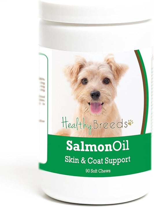 Healthy Breeds Norfolk Terrier Salmon Oil Soft Chews 90 Count