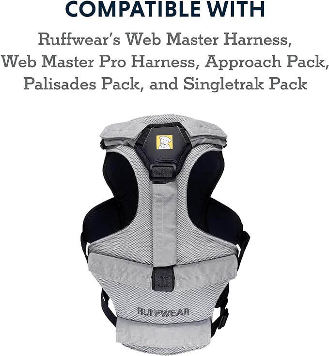Ruffwear, Swamp Cooler Core, Evaporative Cooling Add-on for Harnesses and Packs, Graphite Gray, X-Small