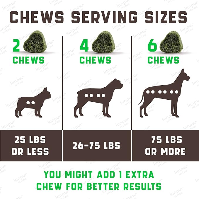 Green Lawn Chews for Dogs - Cranberry, ACV, Digestive Enzymes - Natural Dog Urine Neutralizer for Lawn - Supports Healthy Bladder, Urinary Tract (Duck - 180 Chews (Pack of 1))